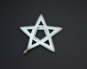 Tuareg Silver Star Pendant