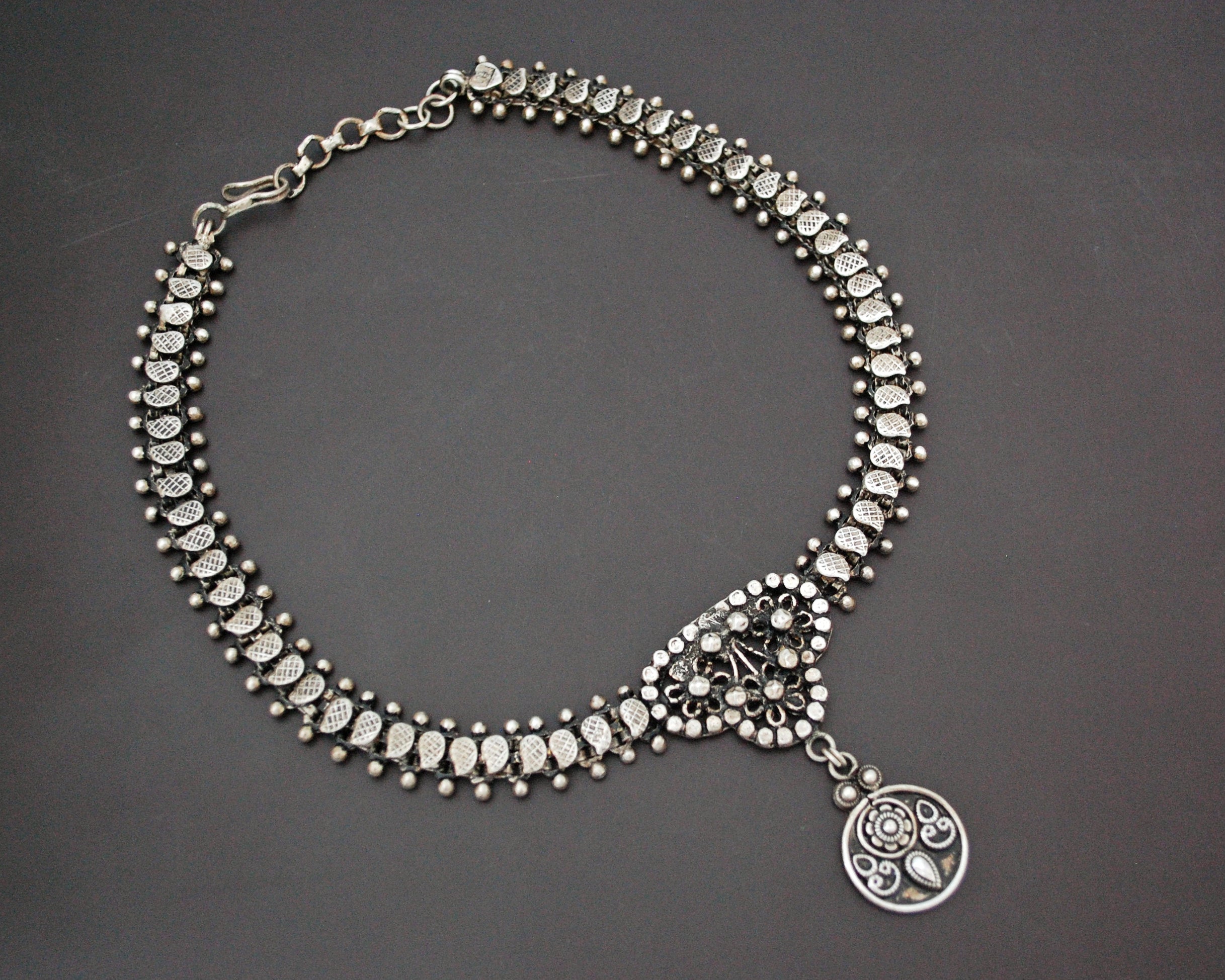 Rajasthani Silver Choker Necklace