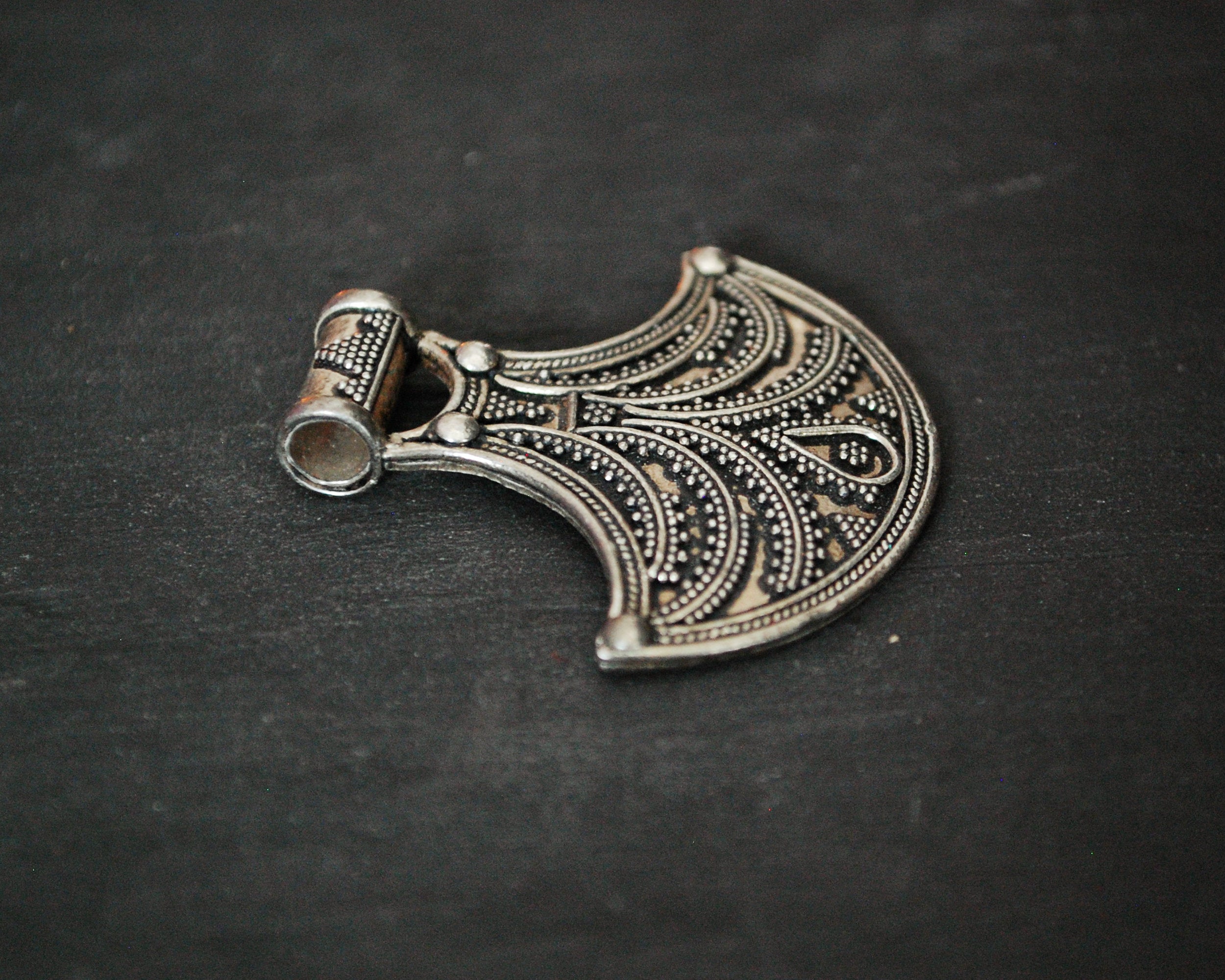 Ethnic Rajasthani Silver Pendant