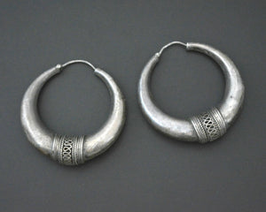 Ethnic Hoop Earrings - MEDIUM / LARGE