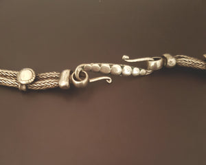 Indian Silver Choker Necklace