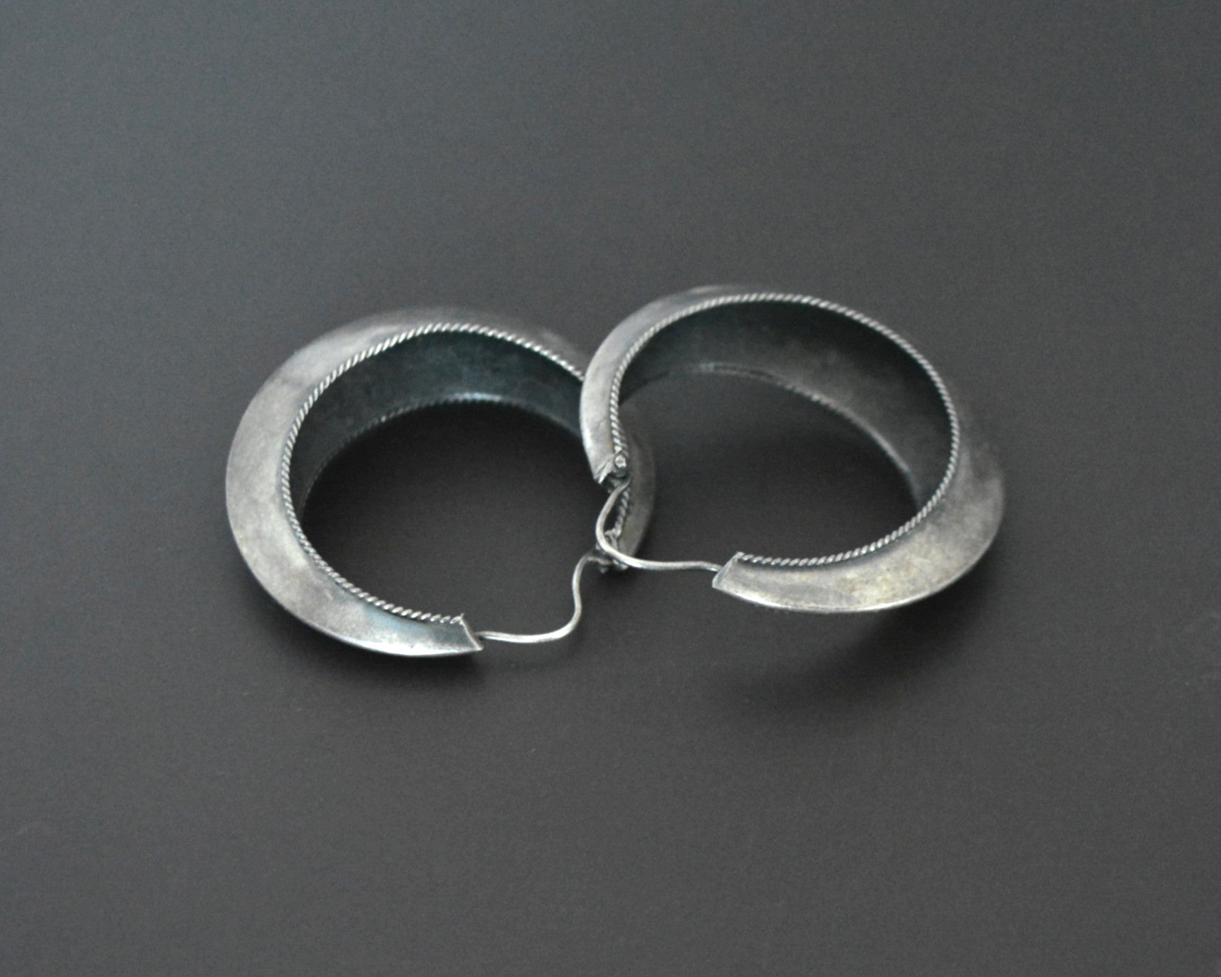 Ethnic Hoop Earrings - LARGE & HOLLOW