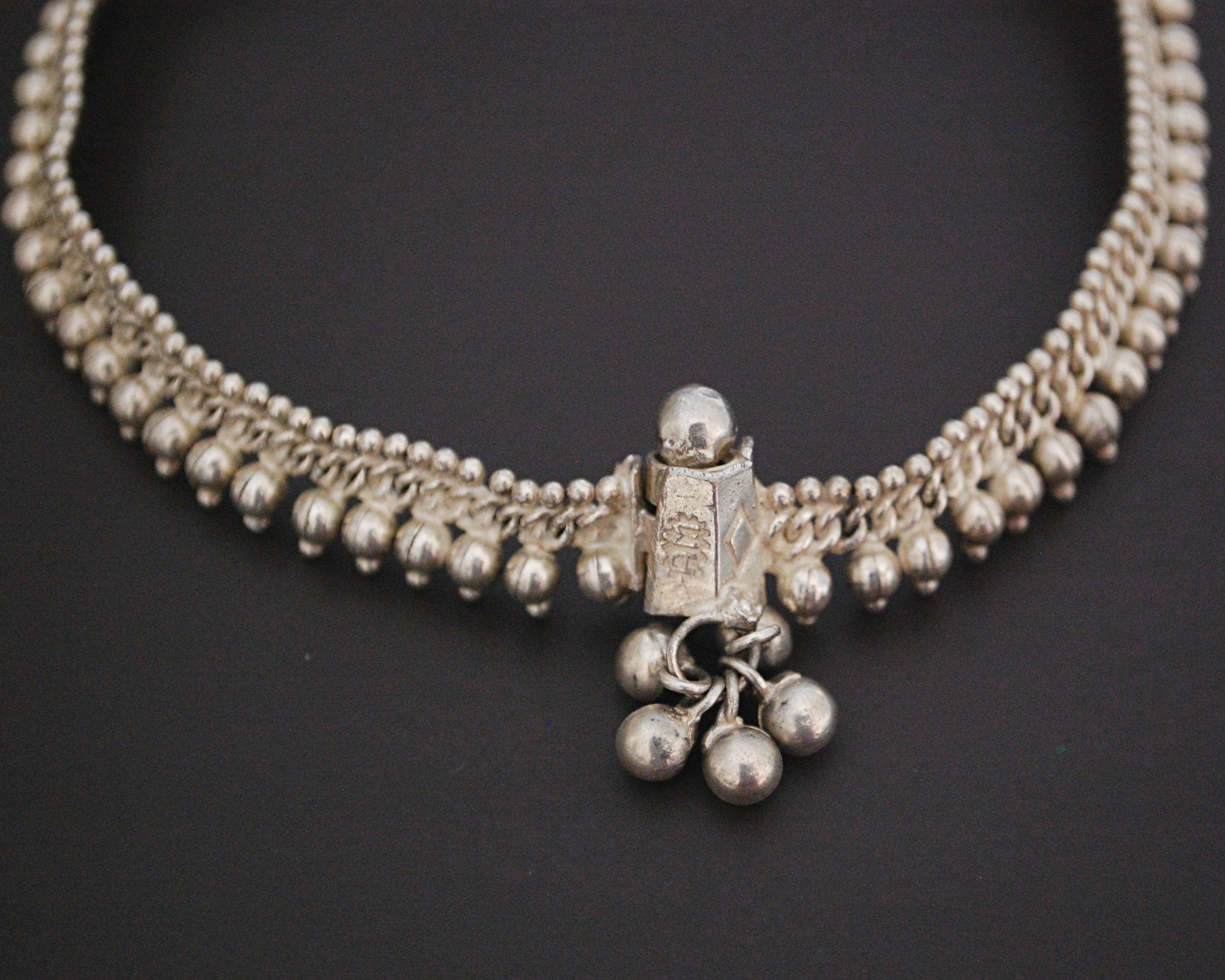 Rajasthani Silver Anklet with Bells