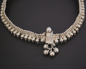 Rajasthani Silver Anklet with Bells