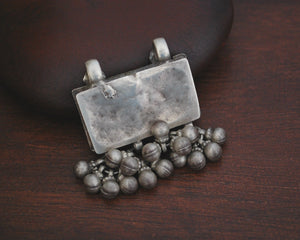Rajasthani Silver Amulet with Bells