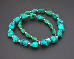 Turquoise Nugget Bead Necklace