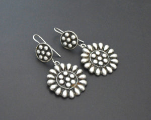 Rajasthani Flower Dangle Earrings