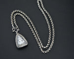 Thai Silver Buddha Pendant on Sterling Chain