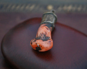 Antique Coral Pendant from Morocco