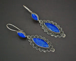 Afghani Earrings with Lapis Lazuli