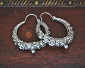 Ethnic Nepali Hoop Earrings - LARGE