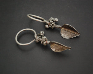 Rajasthani Tribal Silver Earrings