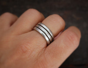Ethnic Coil Ring from India - Size 6
