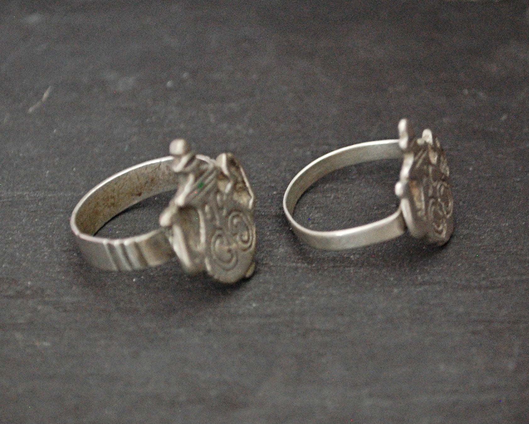 Old Berber Teapot Ring - Size 7.5 & 8.5