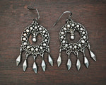 Rajasthani Silver Earrings with Tassels