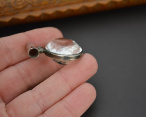 Crystal Quartz Pendant on Sterling Silver Setting