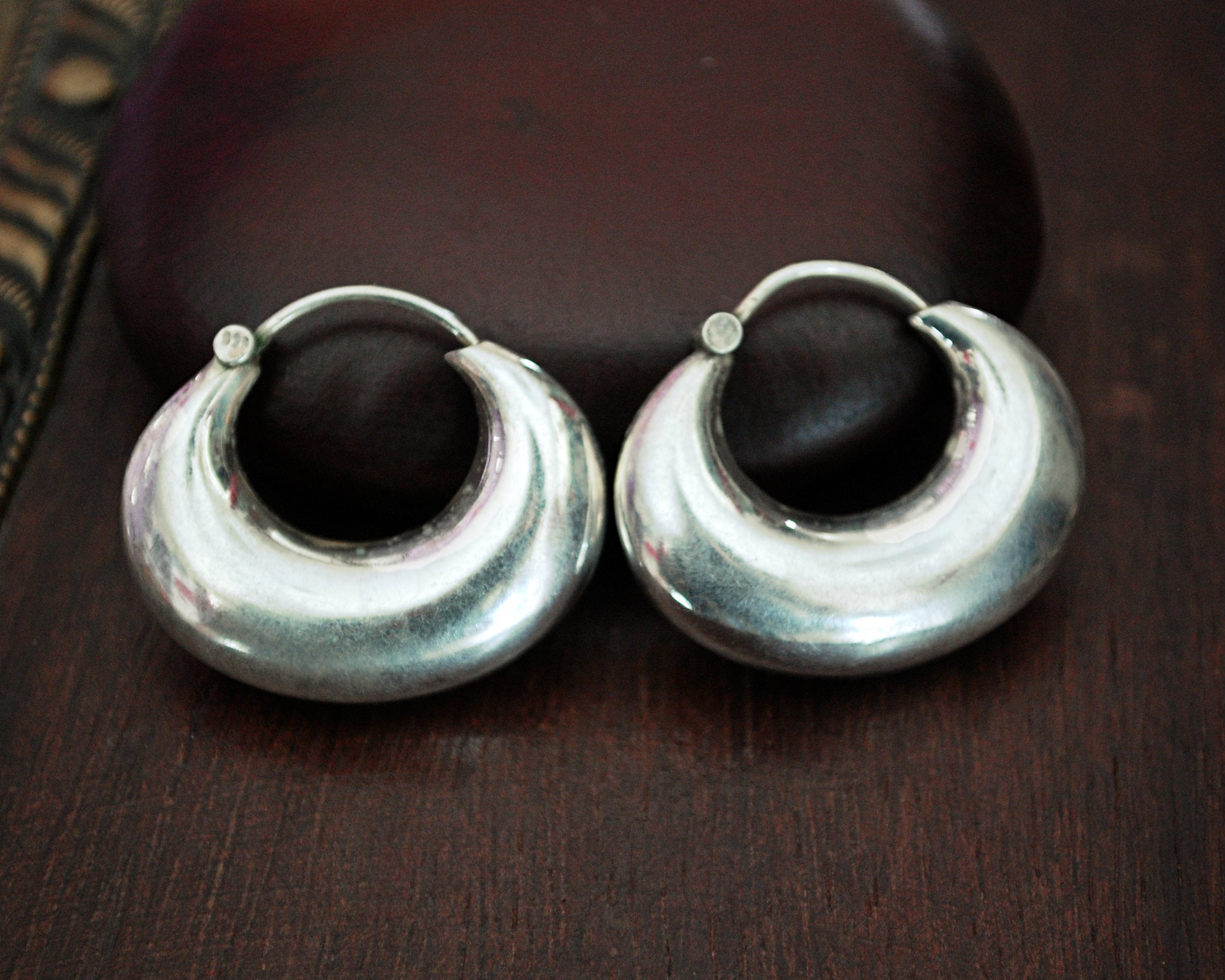 Ethnic Hoop Earrings - MEDIUM