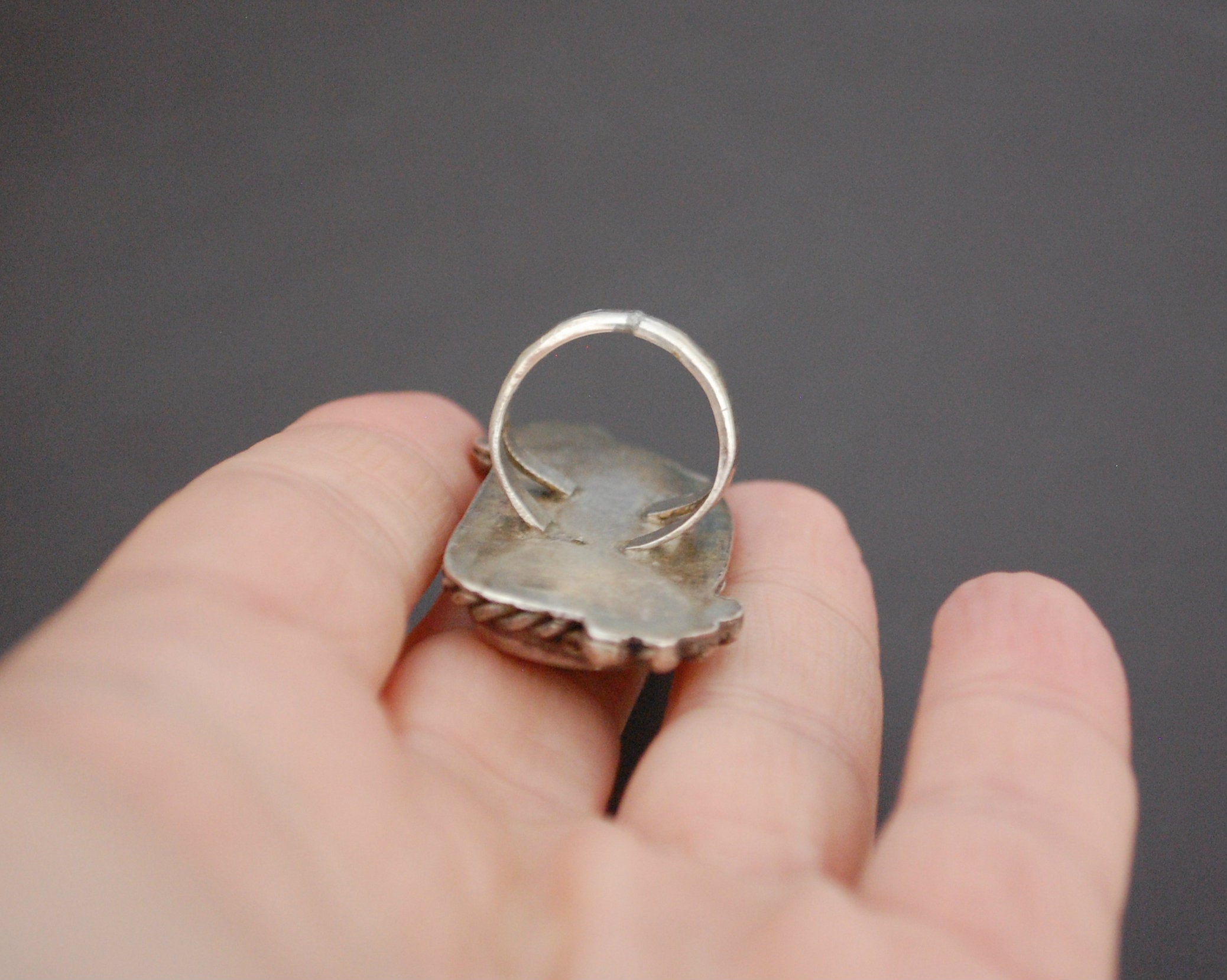 Splendid Navajo Turquoise Ring - Size 4