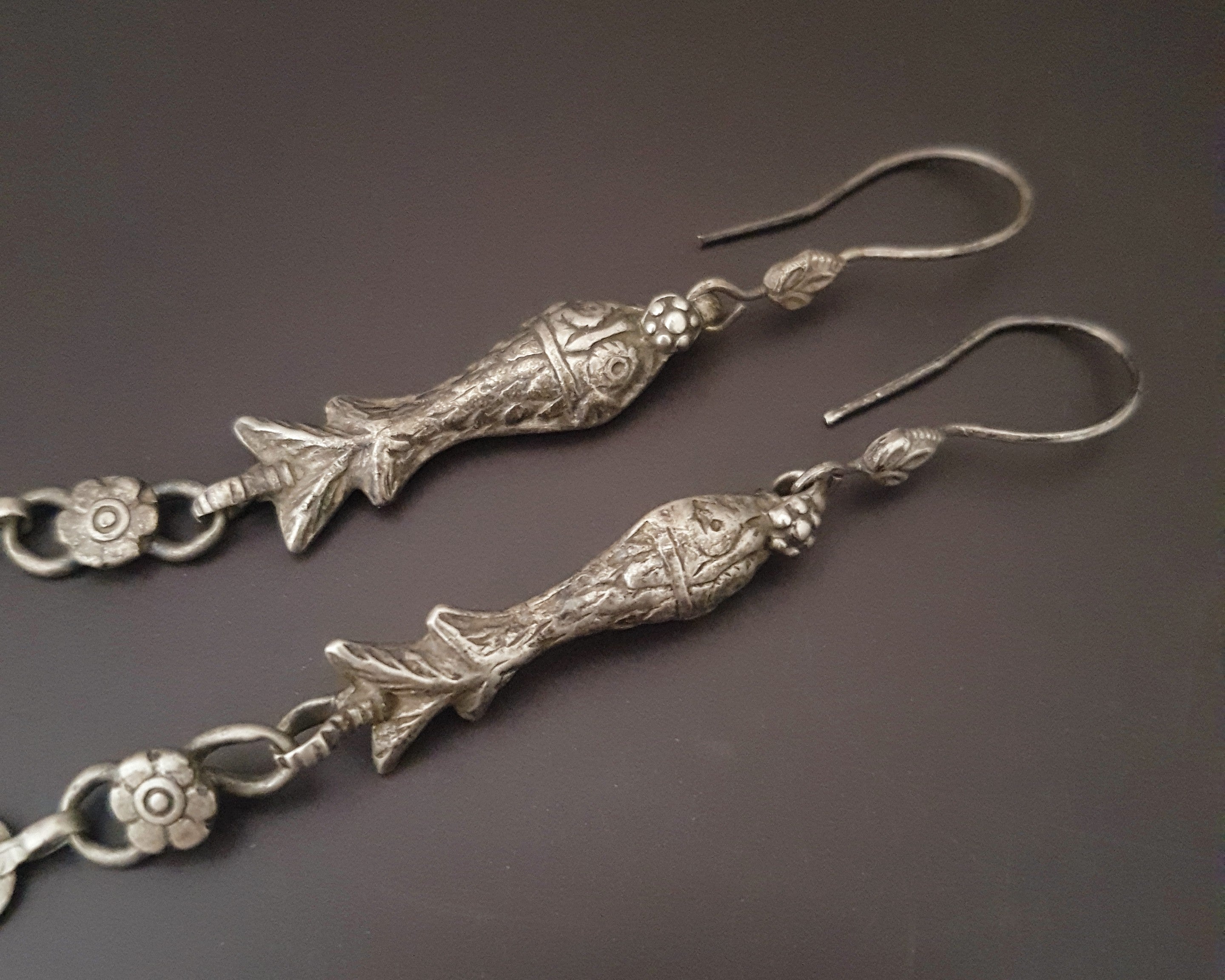 Afghani Fish Dangle Earrings