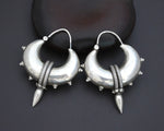 Ethnic Spike Hoop Earrings - Medium