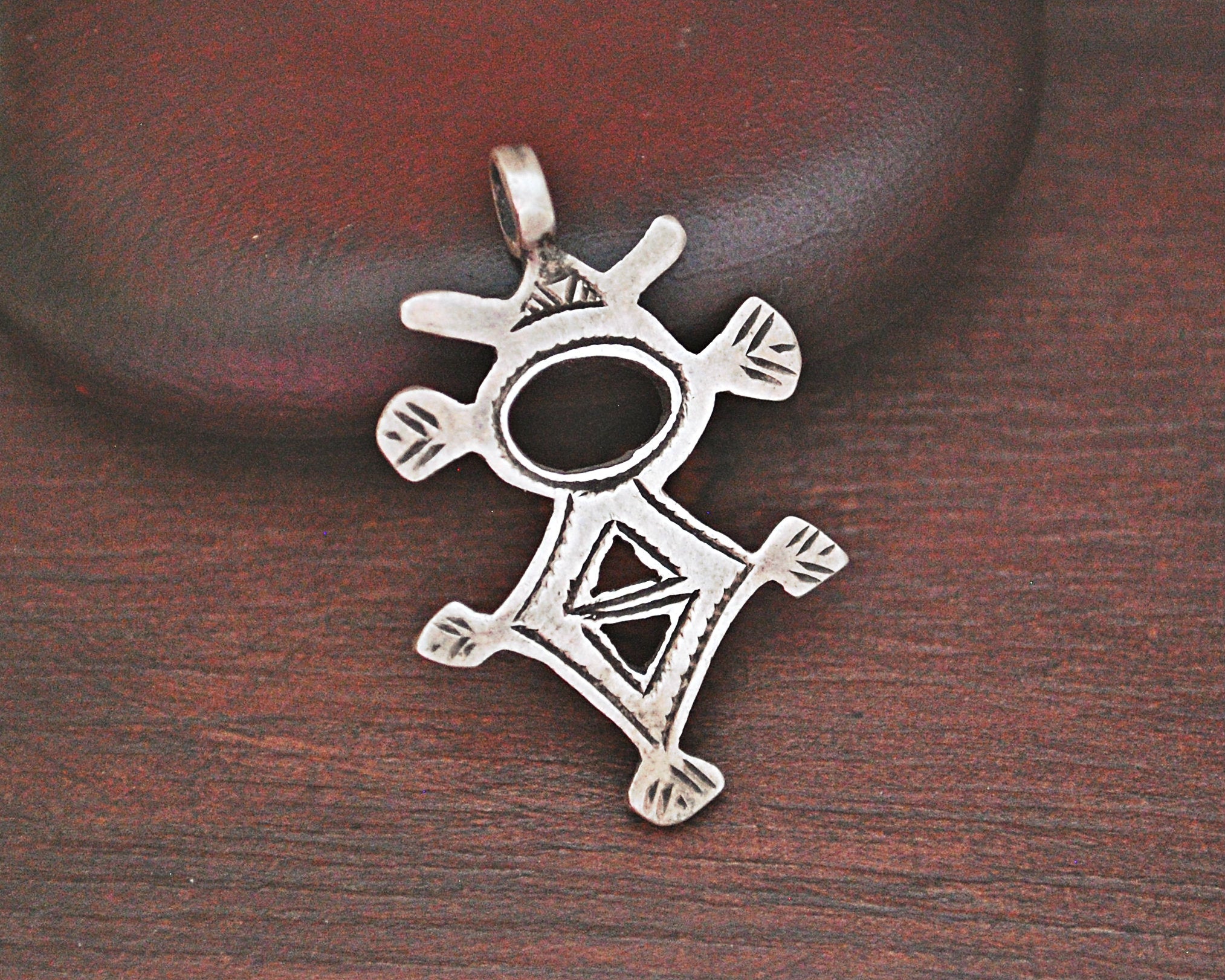 Small Tuareg Silver Cross Pendant