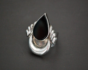 Ethnic Onyx Ring from India - Size 9