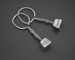Large Gujarati Silver Earrings