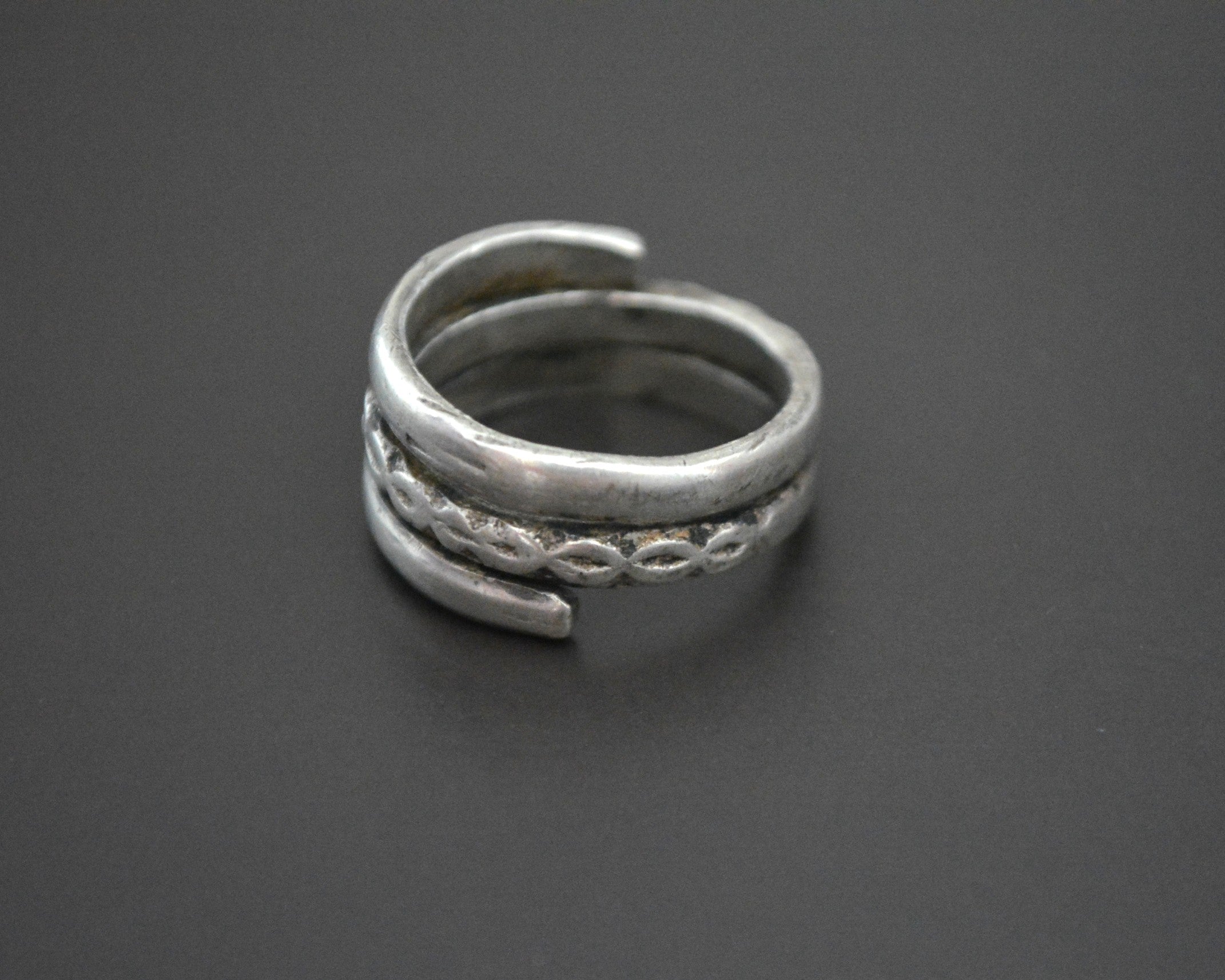 Old Coil Ring from India - 6