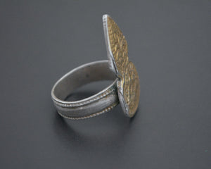Antique Omani Gilded Silver Ring - Size 10