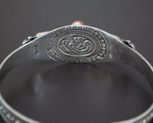 Nepali Coral Cuff Bracelet