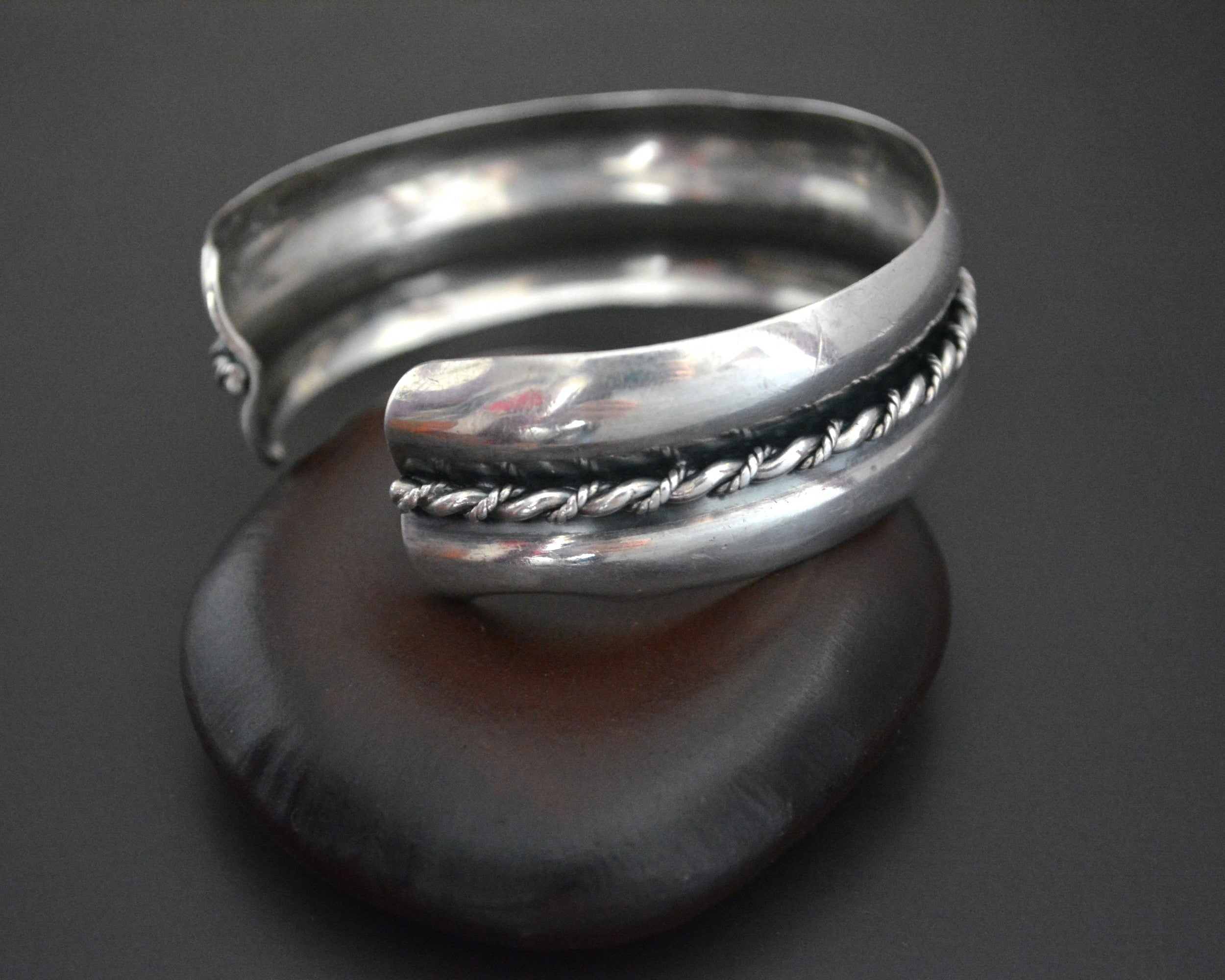 Vintage Twisted Rope Cuff Bracelet - SMALL/MEDIUM