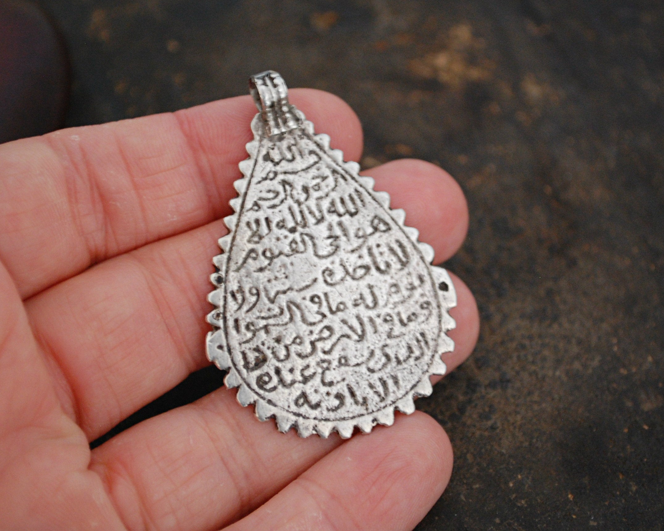 Old Berber Arabic Script Pendant