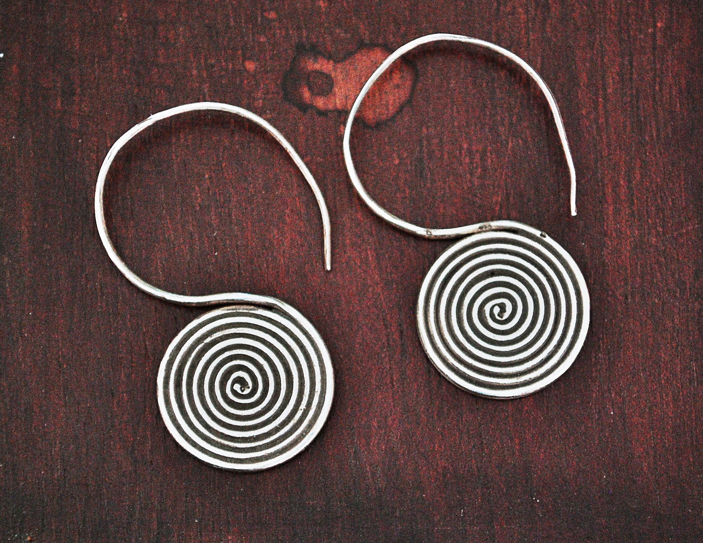 Karen Silver Hill Tribe Earrings