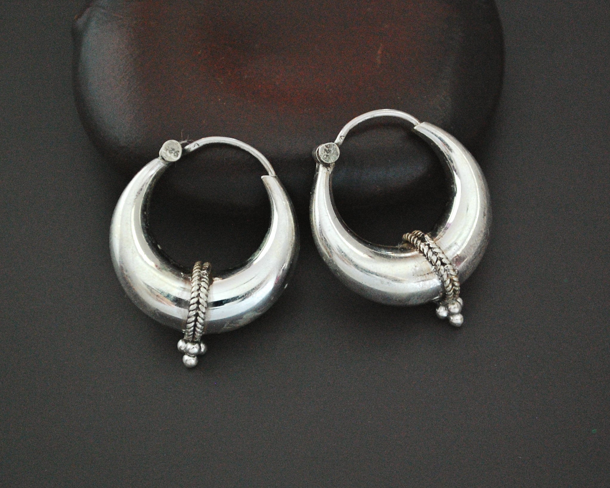 Ethnic Hoop Earrings from India - SMALL/MEDIUM