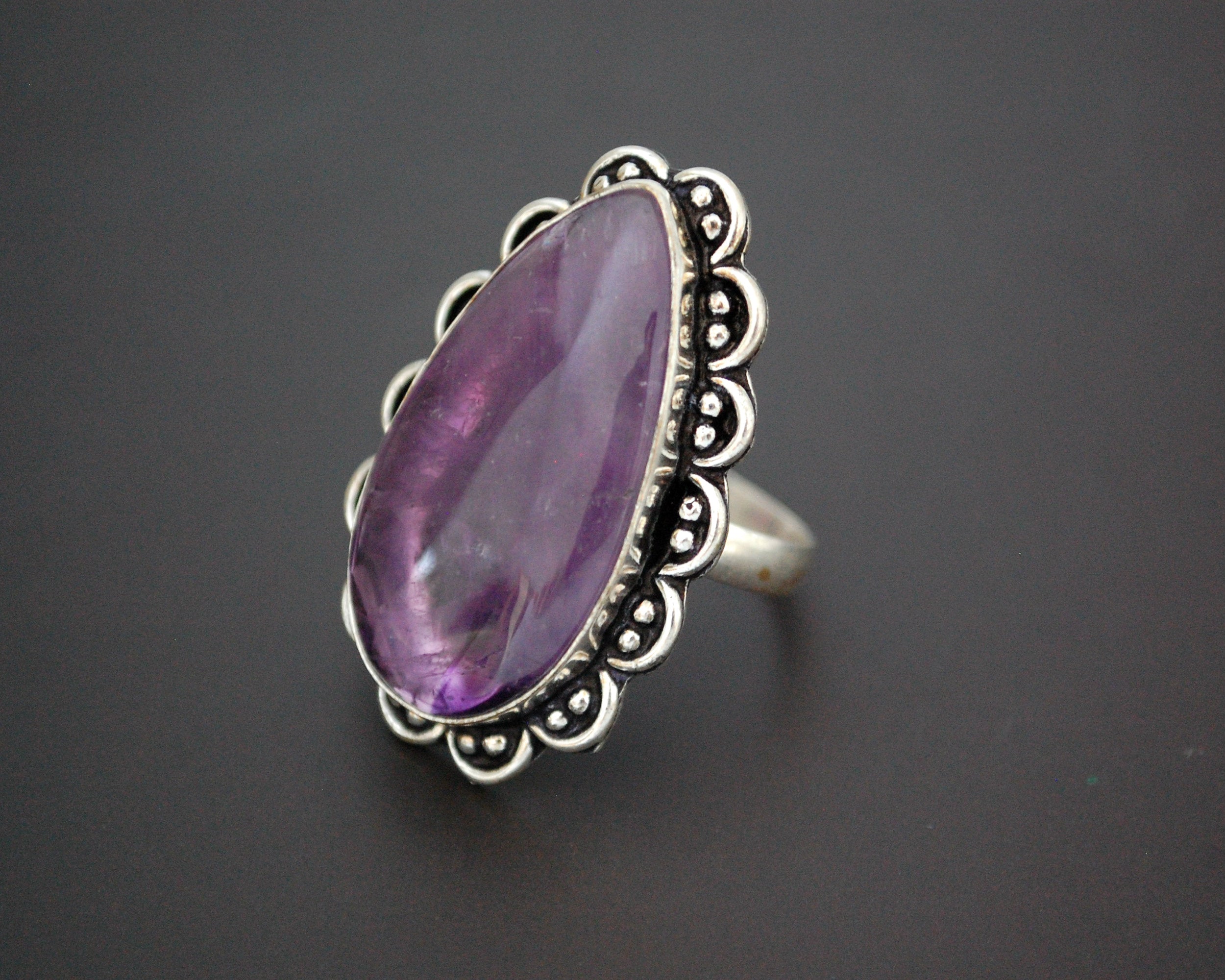 Amethyst Ring from India - Size 9.25