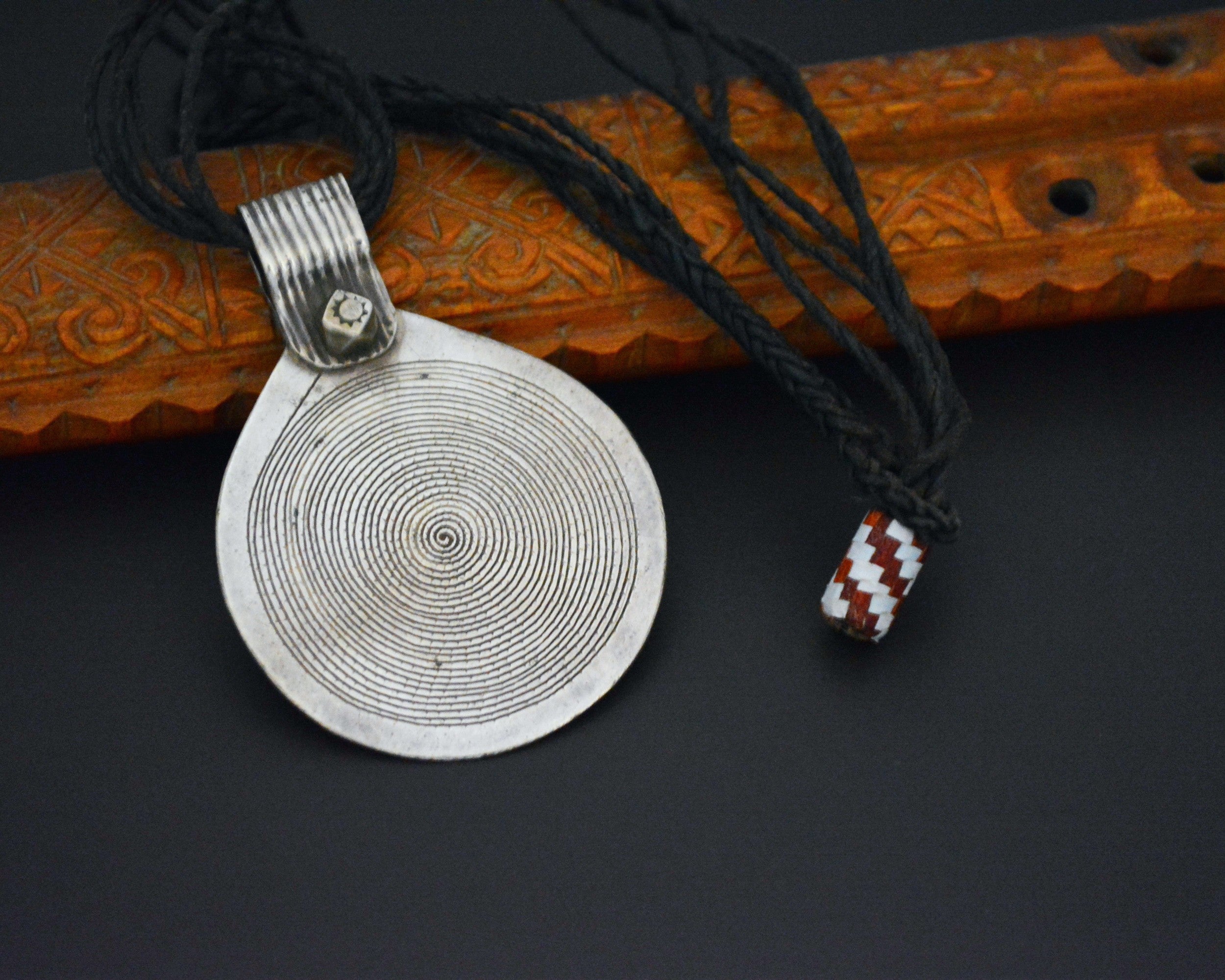 XLarge Berber Spiral Pendant from Morocco