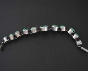 Bold Ethnic Turquoise Link Bracelet