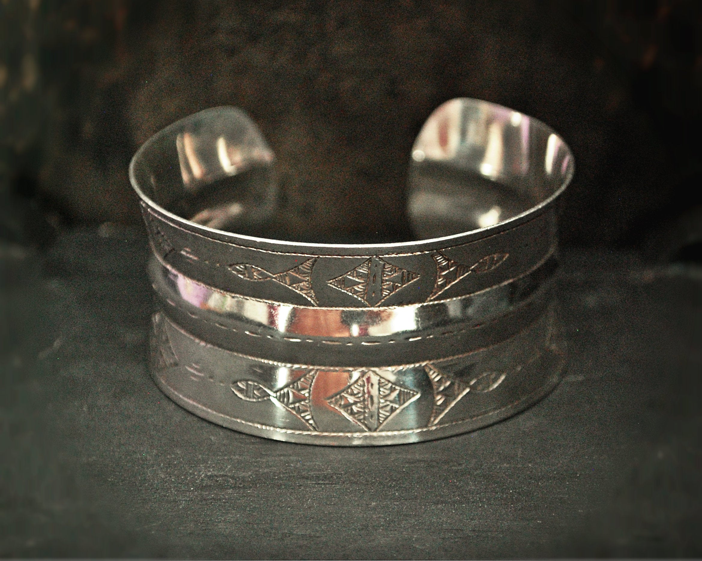 Tuareg Silver Cuff Bracelet
