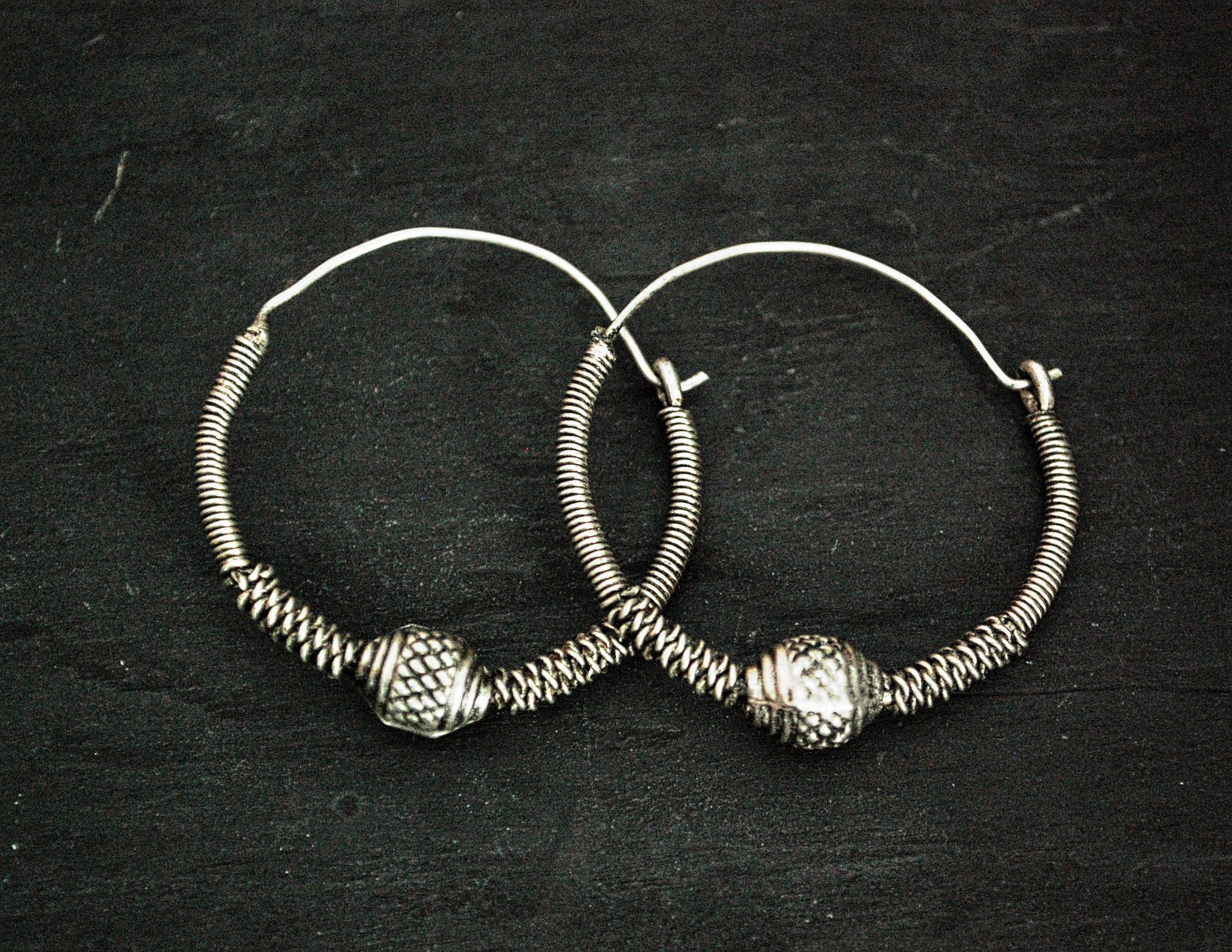 Tribal Rajasthani Hoop Earrings