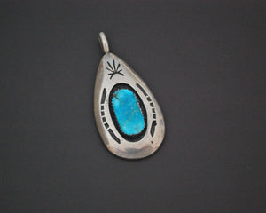 Native American Turquoise Pendant
