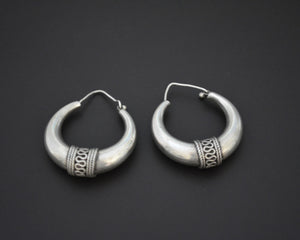 Ethnic Hoop Earrings from India - MEDIUM -