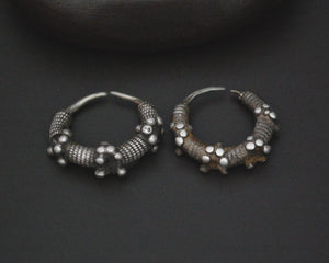 Antique Mauritanian Hoop Earrings - SMALL