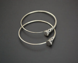 Tuareg Hoop Earrings - Thin and Medium Size