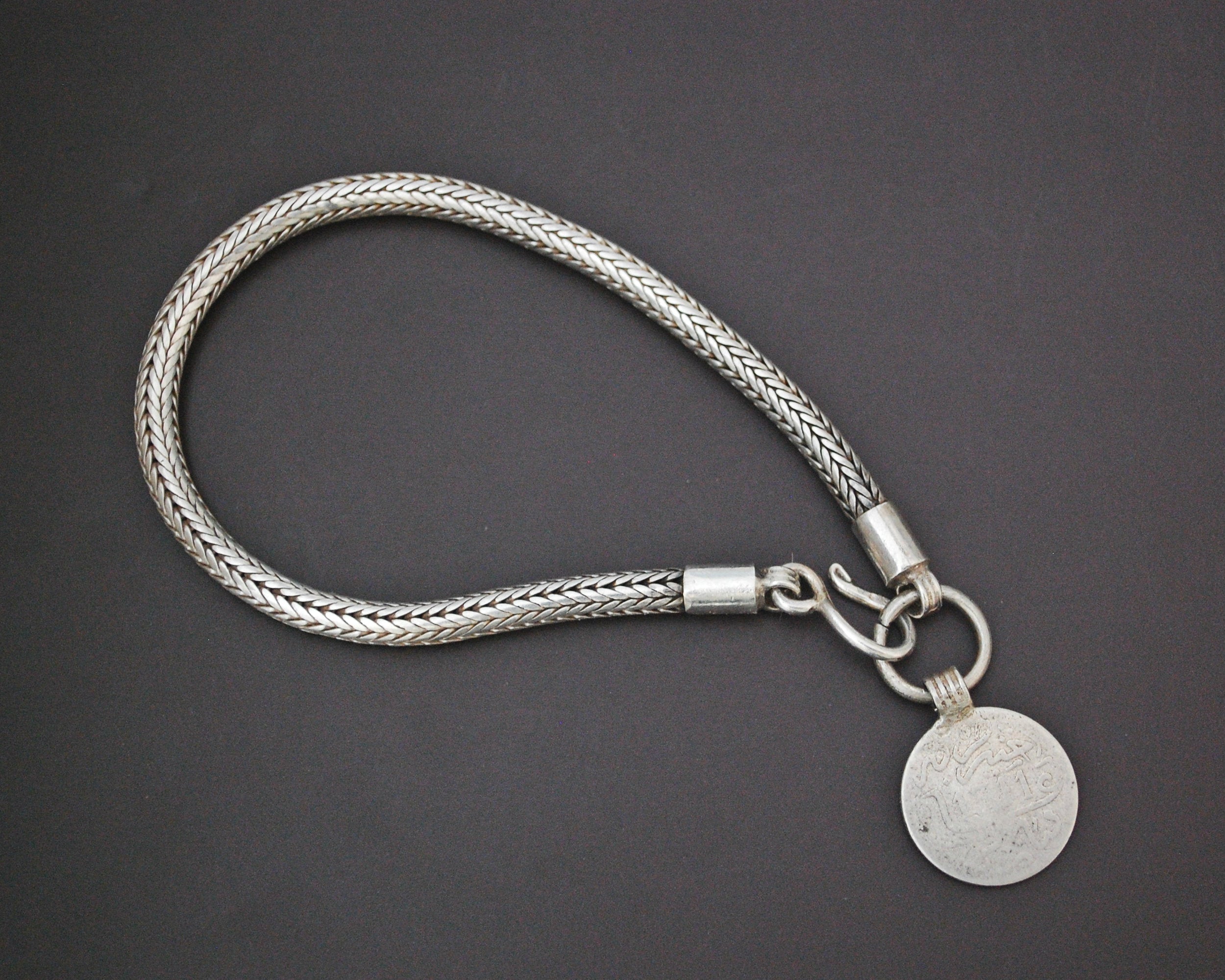 Snake Chain Bracelet with Berber Coin