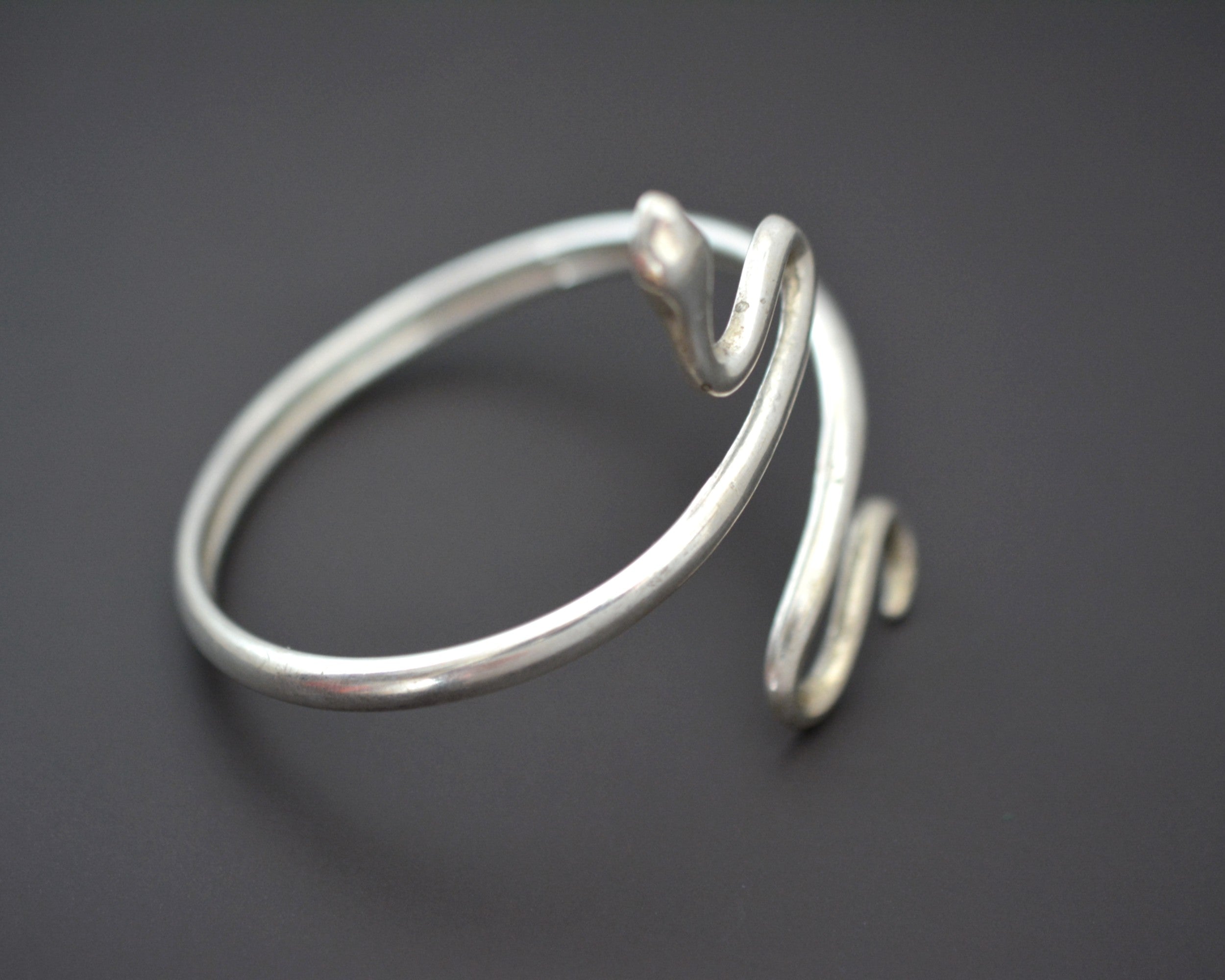 Vintage Silver Snake Bracelet