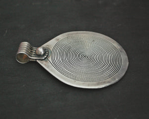 Large Berber Spiral Pendant from Morocco