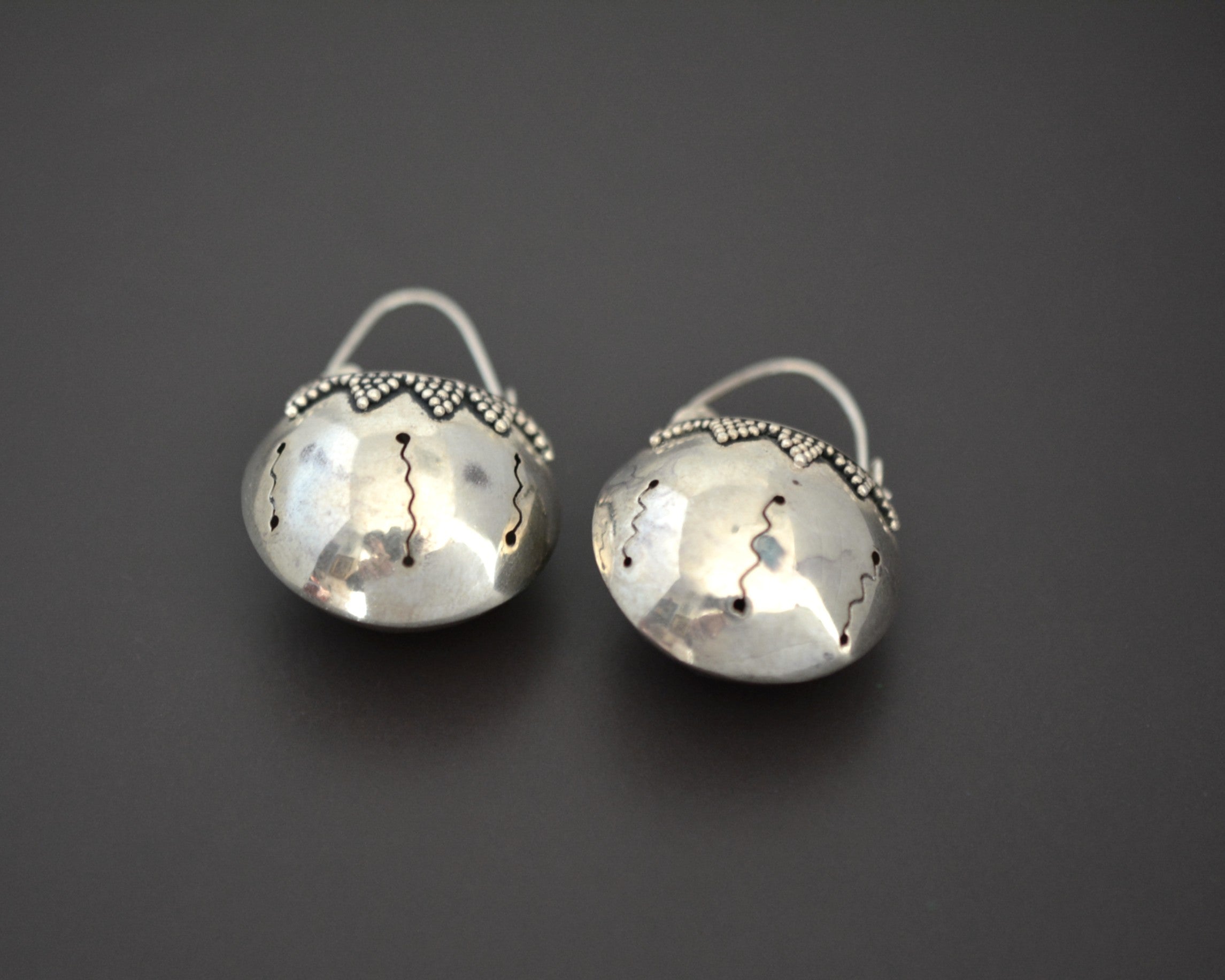 Ethnic Ornamented Basket Earrings