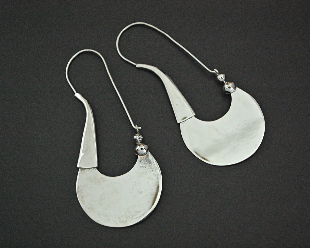 Ethnic Long Hoop Earrings - LARGE