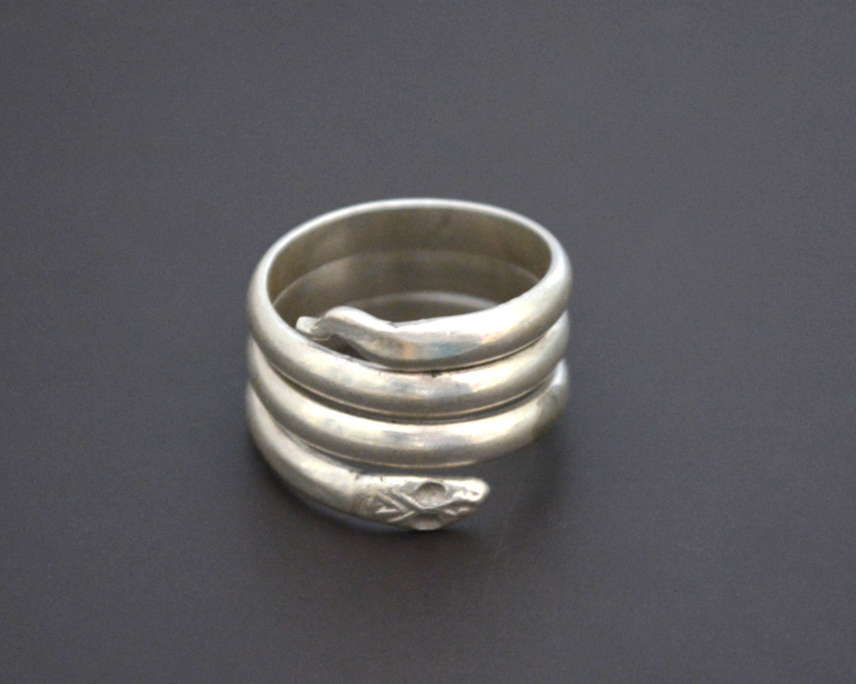 Snake Coil Ring from Egypt - Size 9