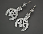 Berber Silver Charms Dangle Earrings